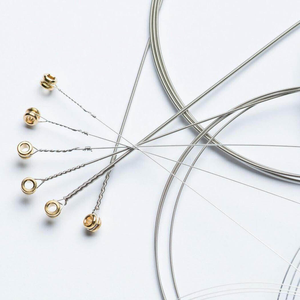 Strings and wires for Nurture Handmade creations, showcasing delicate craftsmanship and quality materials.